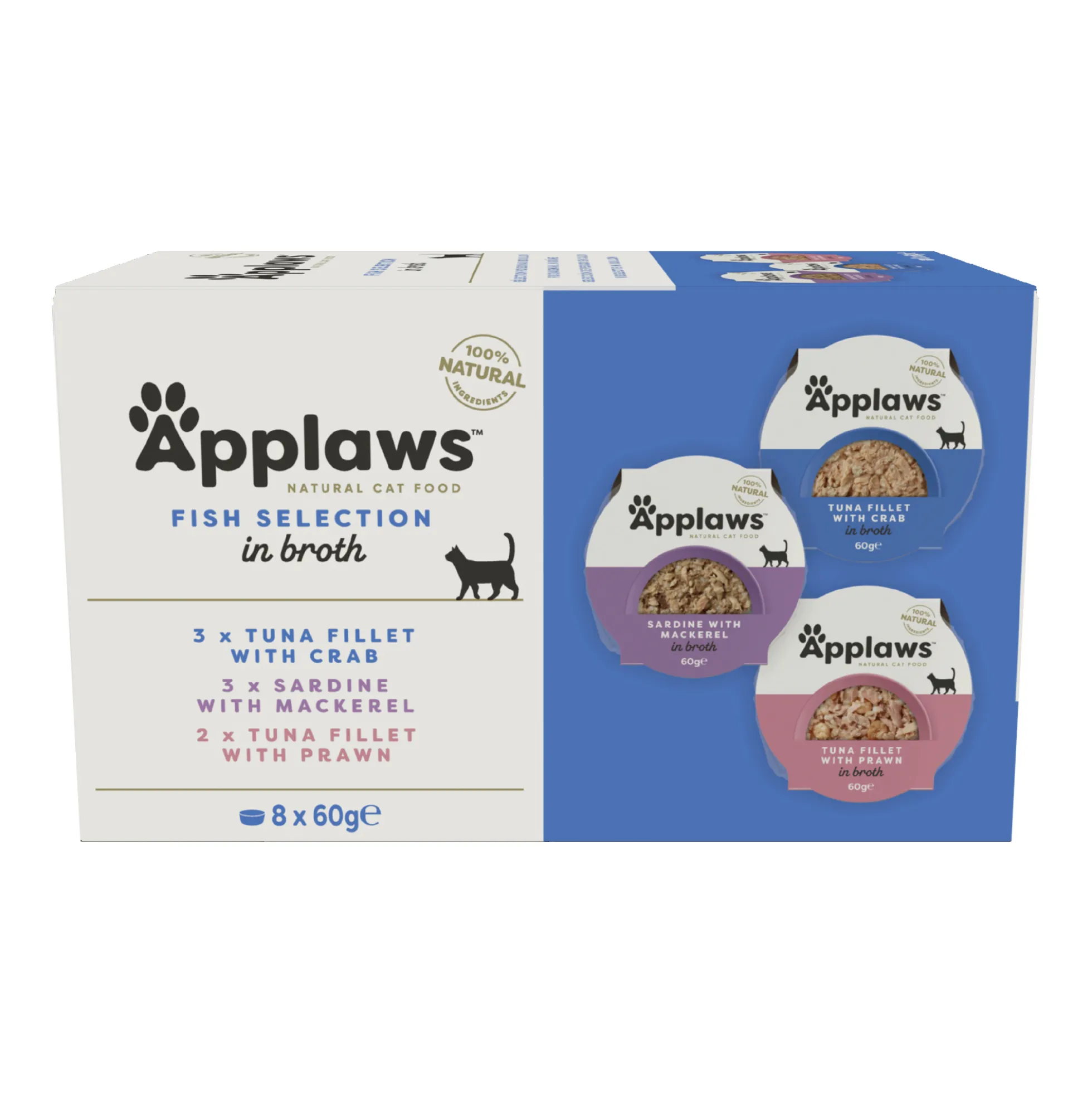 Applaws Cat - Multipack Fish Selection Pots