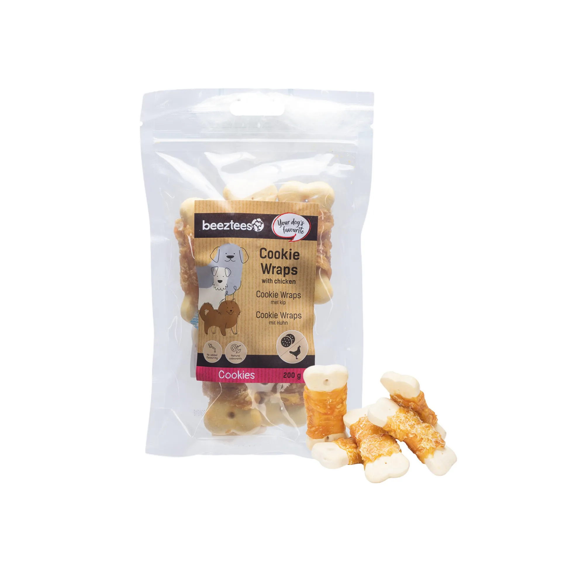 Beeztees Cookie Wraps con Pollo
