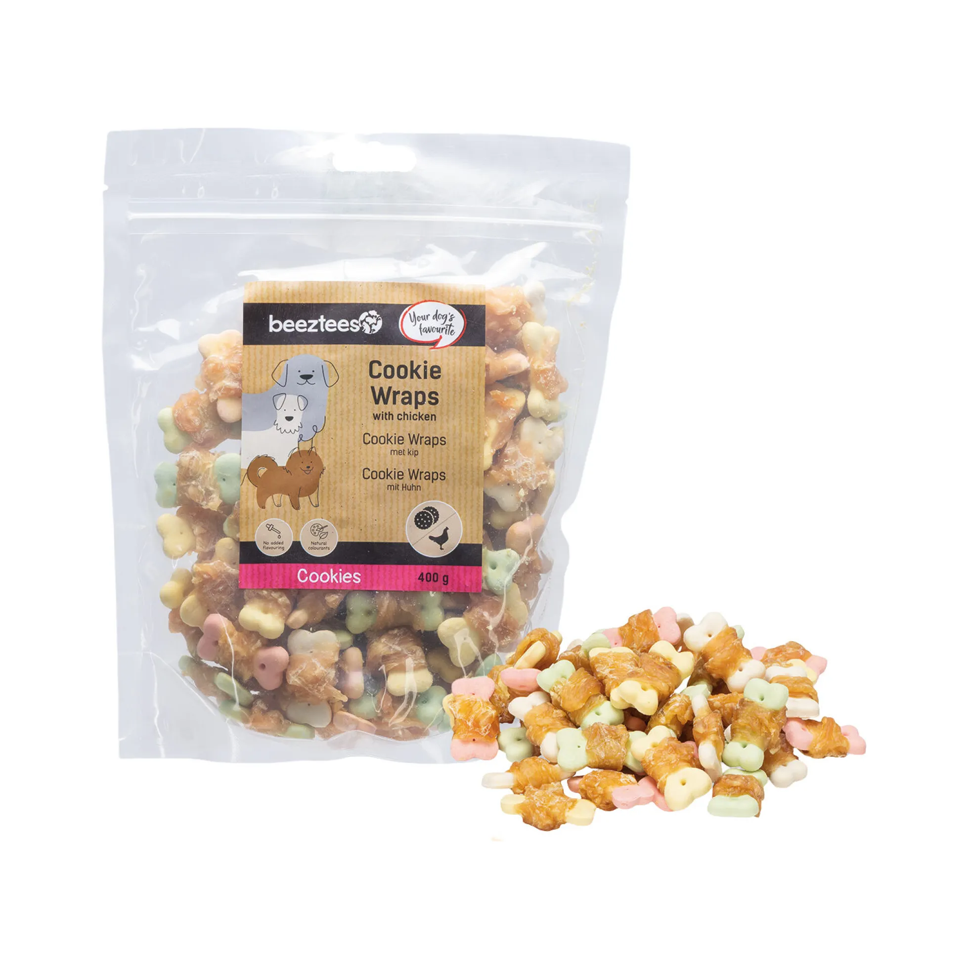Beeztees Cookie Wraps con Pollo