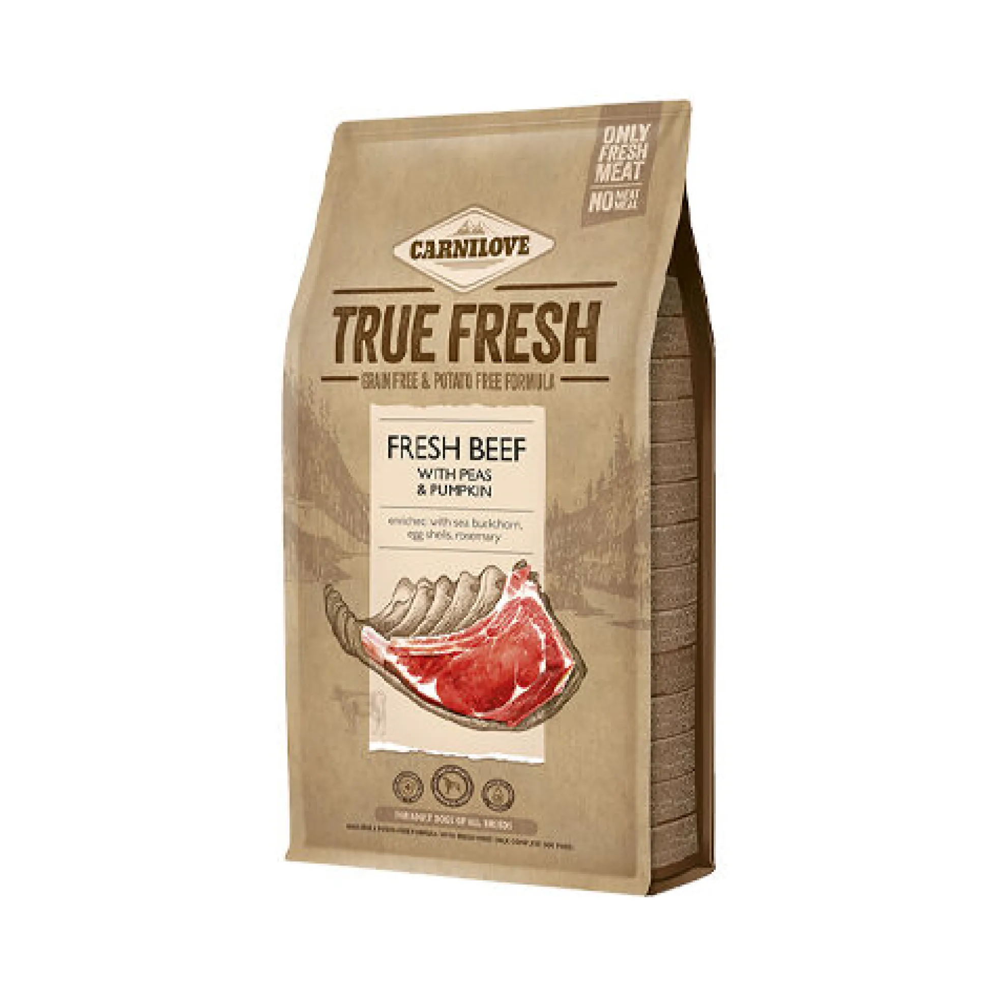 Carnilove True Fresh All Breeds Cibo Secco per Cani Adulti
