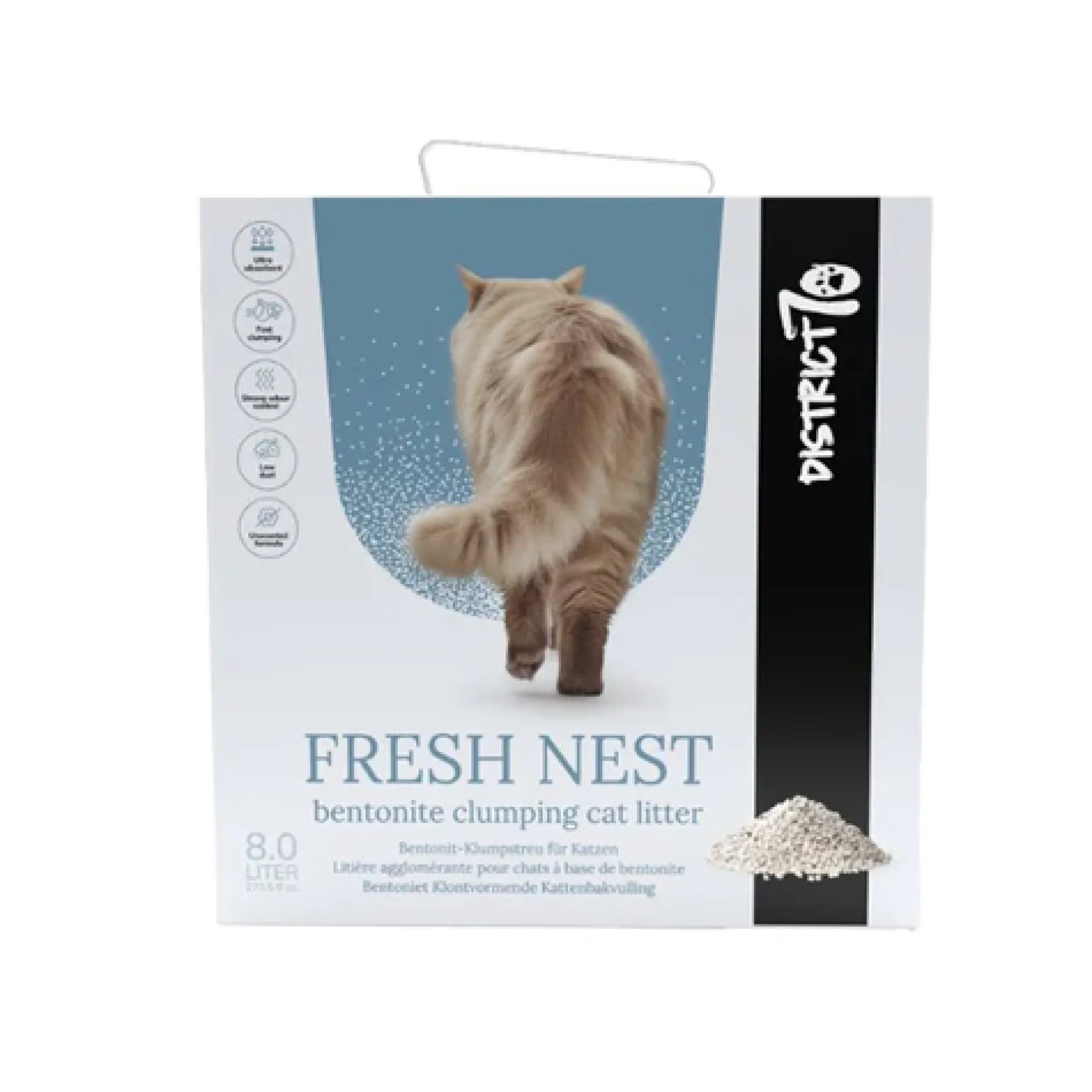 District 70 Fresh Nest - Agglomerante Lettiera per Gatti