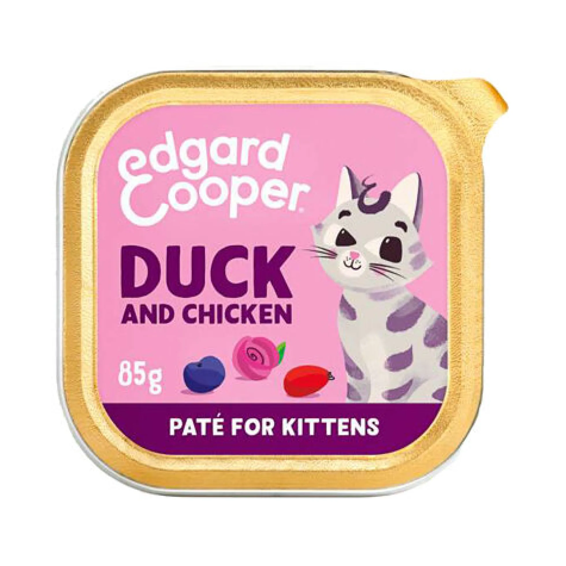 Edgard & Cooper Kitten - Anatra e Pollo da Allevamento all’Aperto - Paté