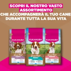 Eukanuba Dog Puppy Small/Medium Grainfree Cibo per Cani