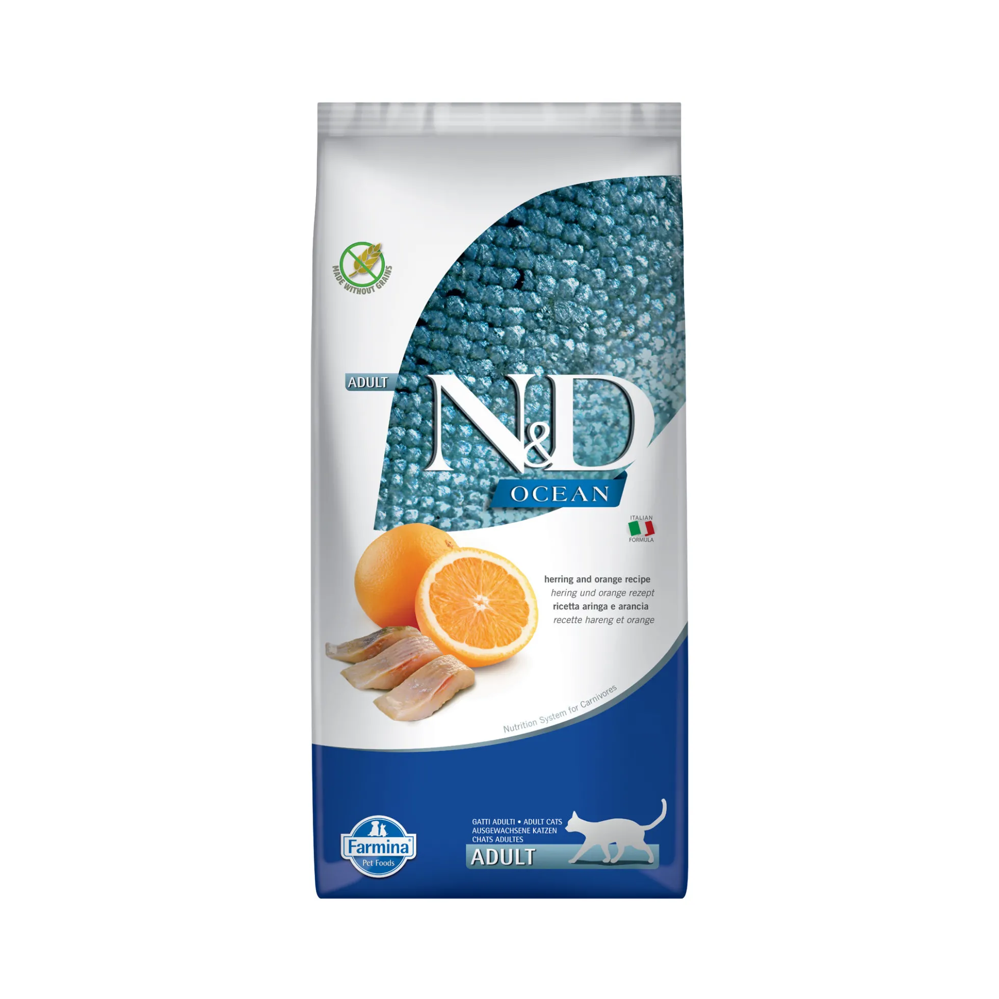 Farmina N&D Ocean Adult Cat - Aringa e arancia