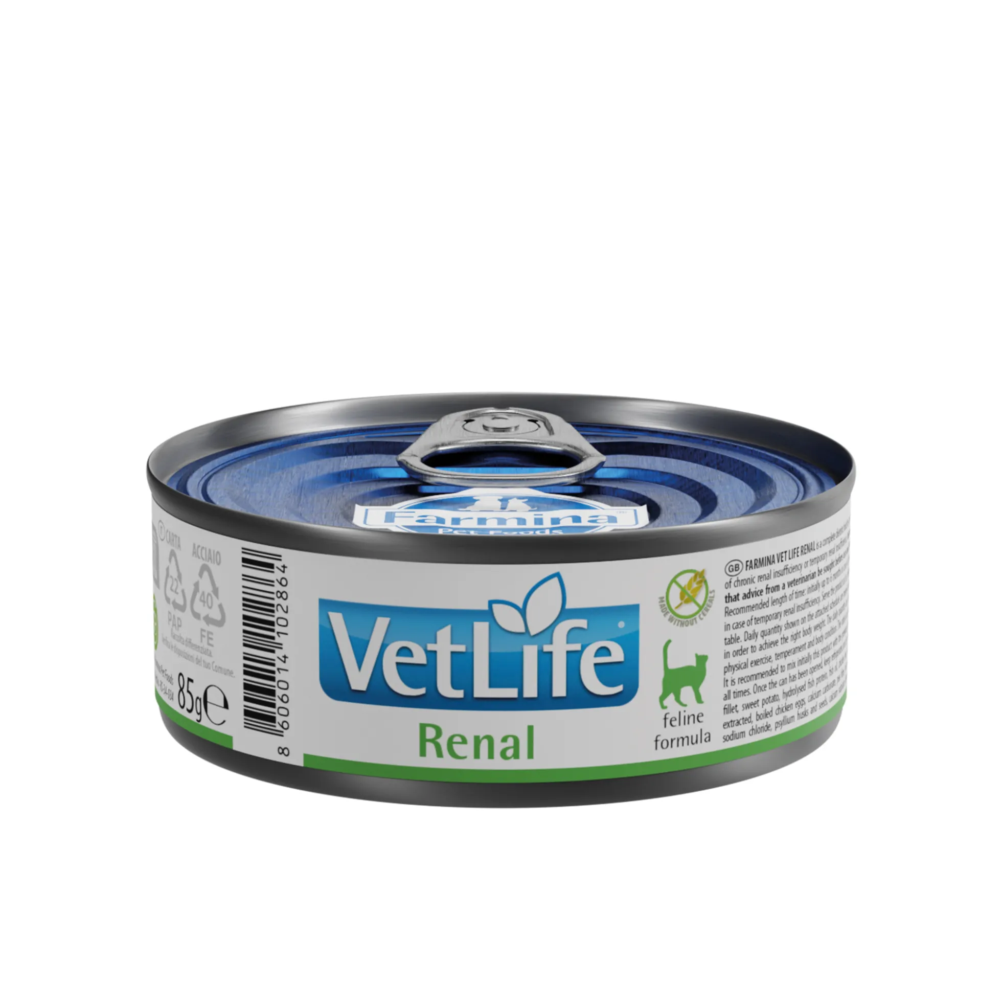 Farmina VetLife Renal - Cibo per gatti - Lattina