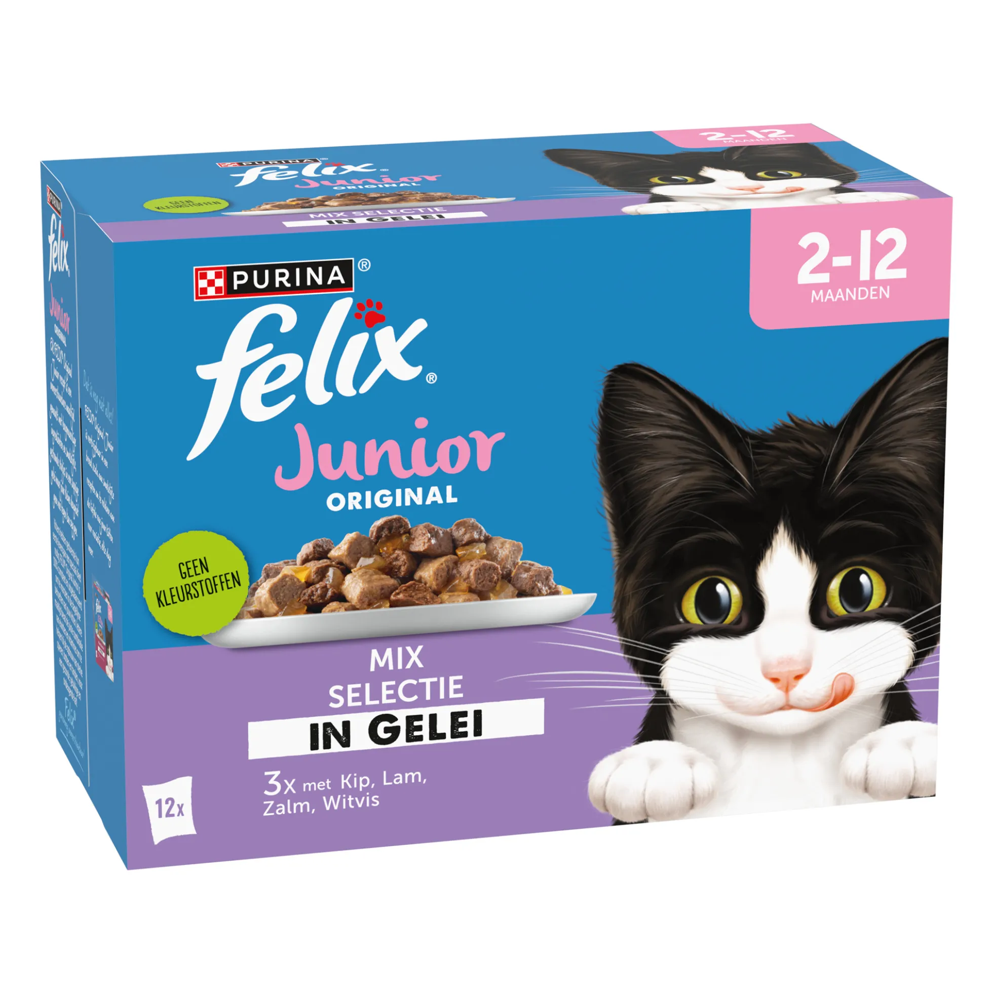 Felix Original Junior Cibo umido - 4 gusti