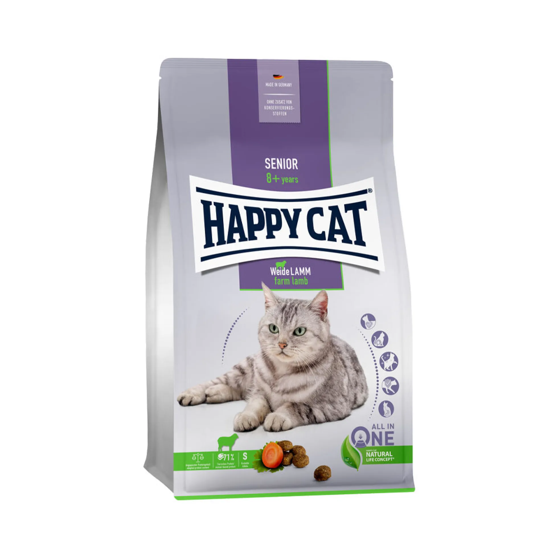 Happy Cat Senior Cibo per Gatti - Agnello