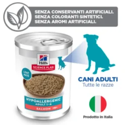 Hill's Science Plan Hypoallergenic - Adult - Salmone - Lattina