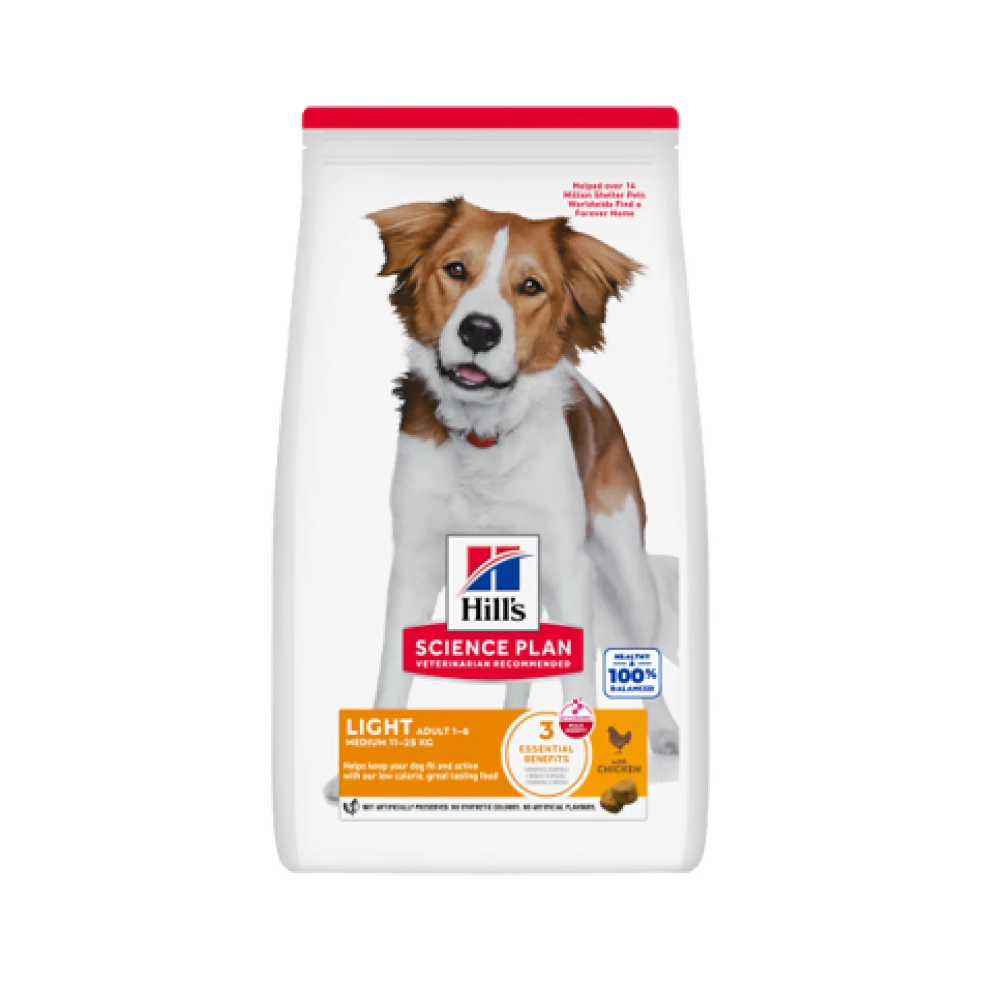 Hill's Science Plan - Medium - Adult - Light - Pollo