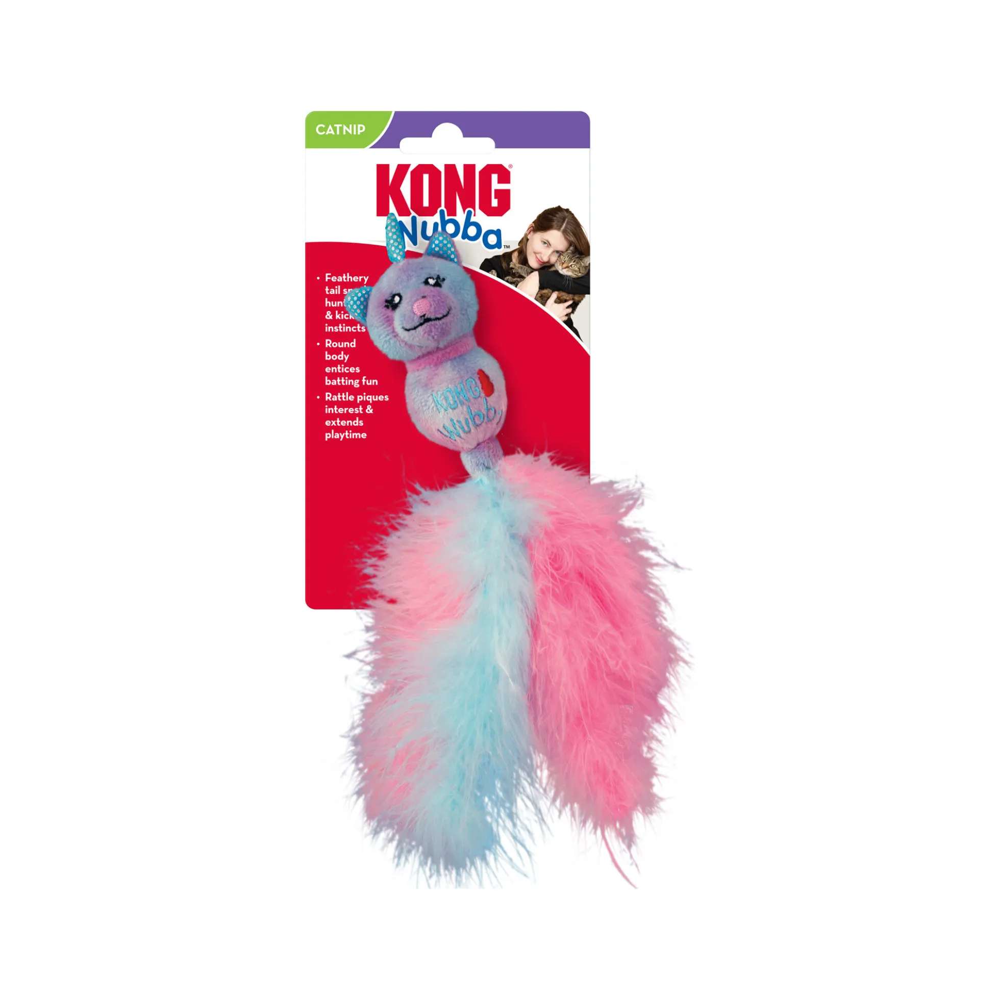 KONG Gioco per Gatti Wubba Caticorn