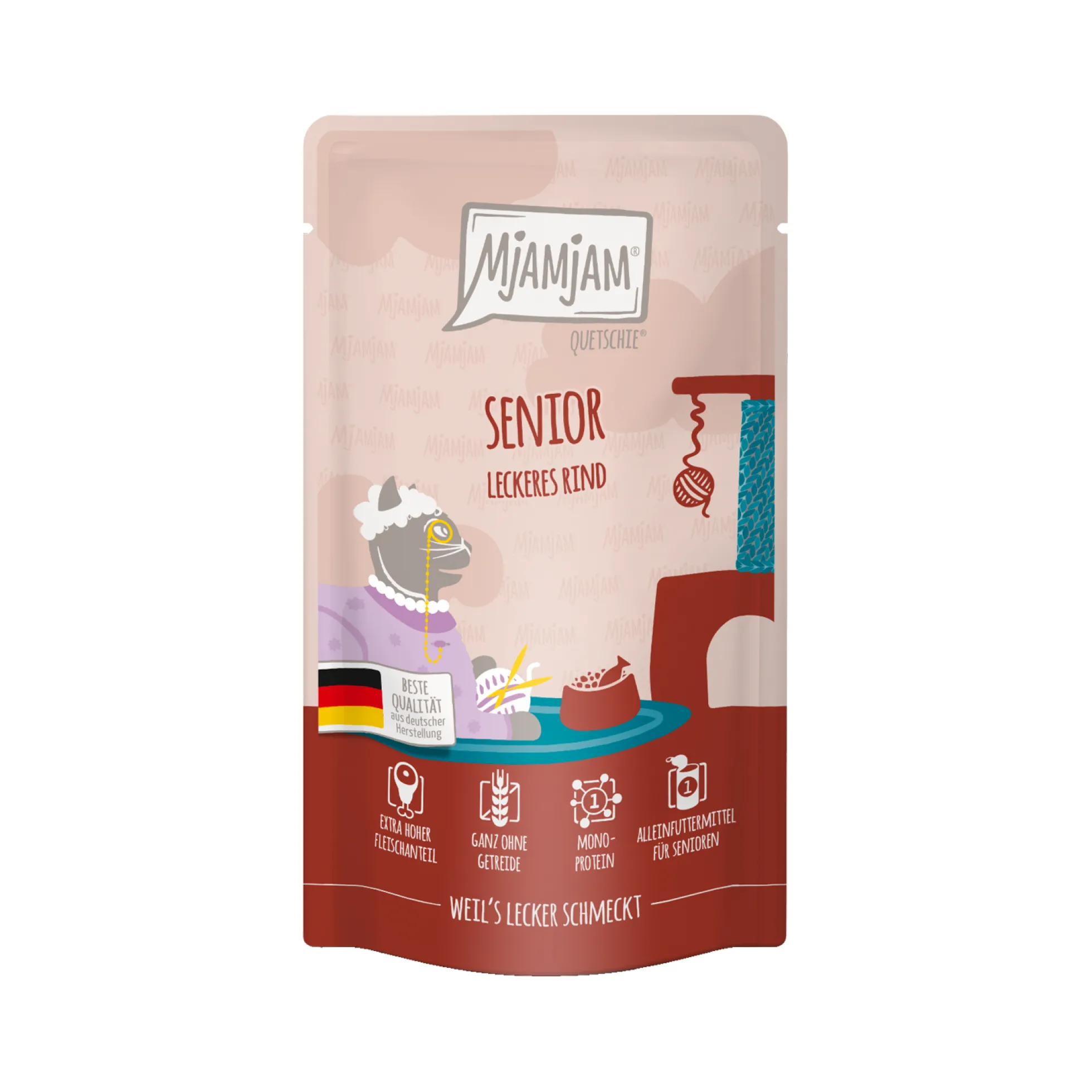MjaMjaM Cibo Umido - Busta Senior Cat