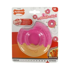 Nylabone Extreme Chew Donut Glaze Bacon