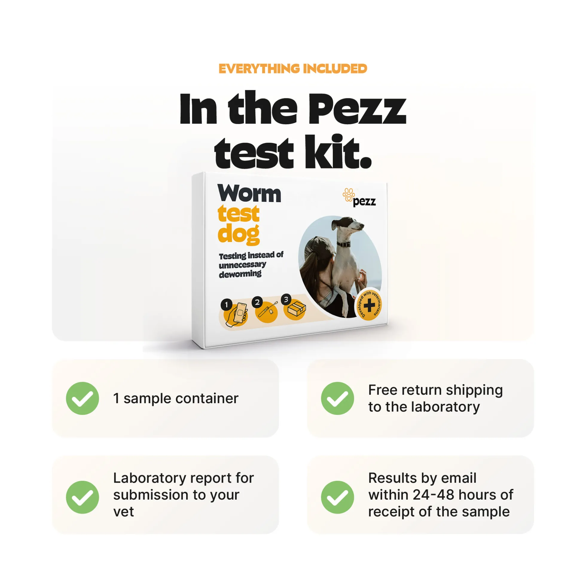 Pezz Test Standard per Vermi per Cane