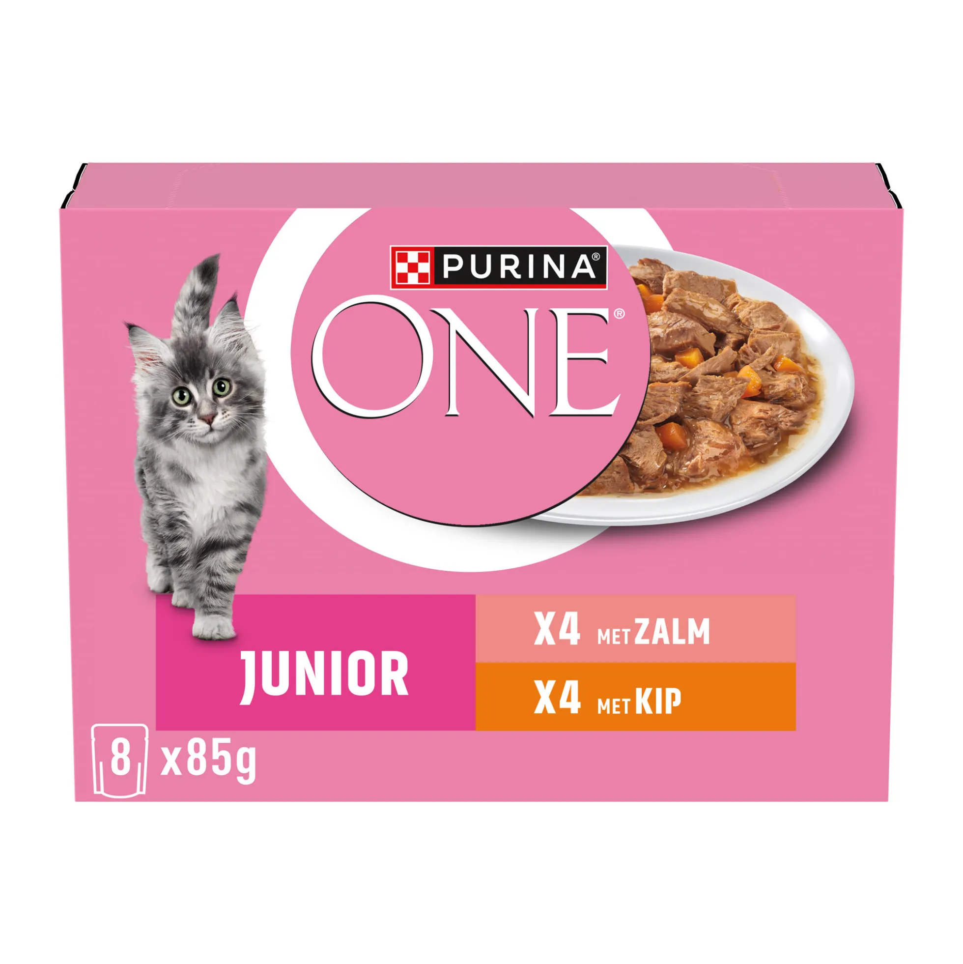 Purina ONE Junior Cibo Umido - Pollo e Salmone