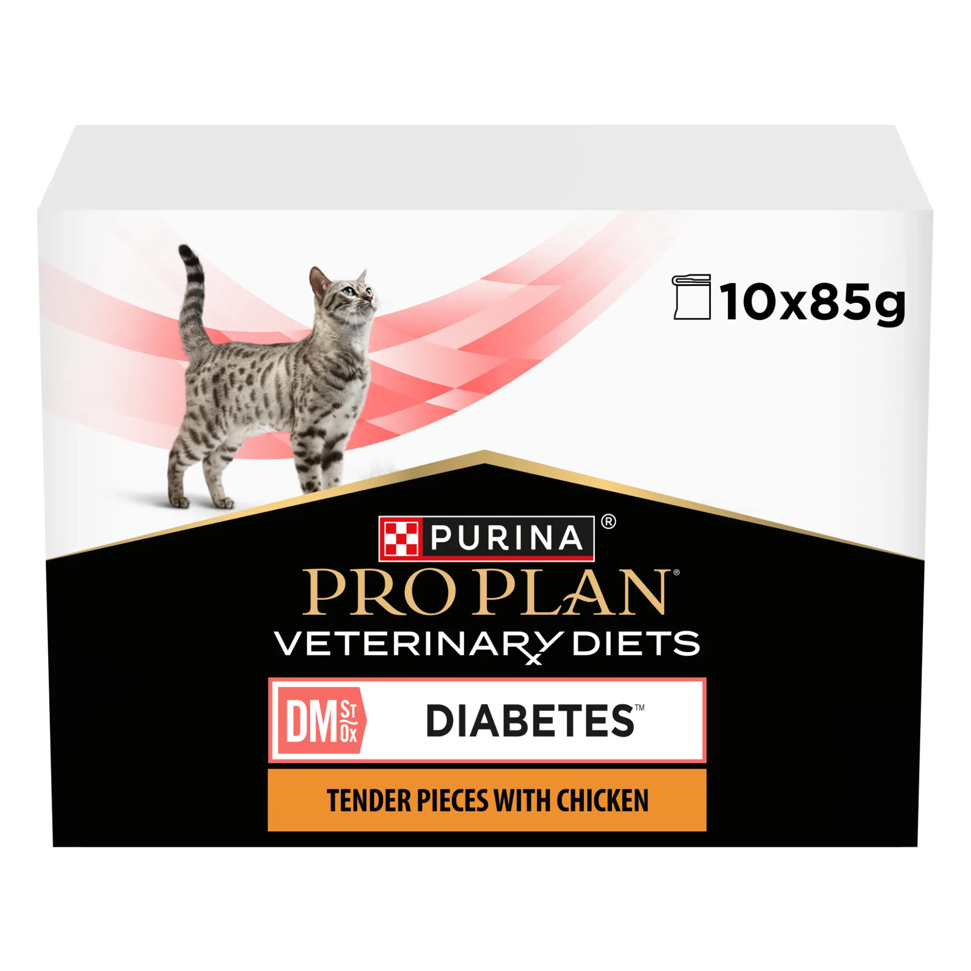 Purina Pro Plan Veterinary Diets DM Diabetes Management - Gatto - Pouch Pollo