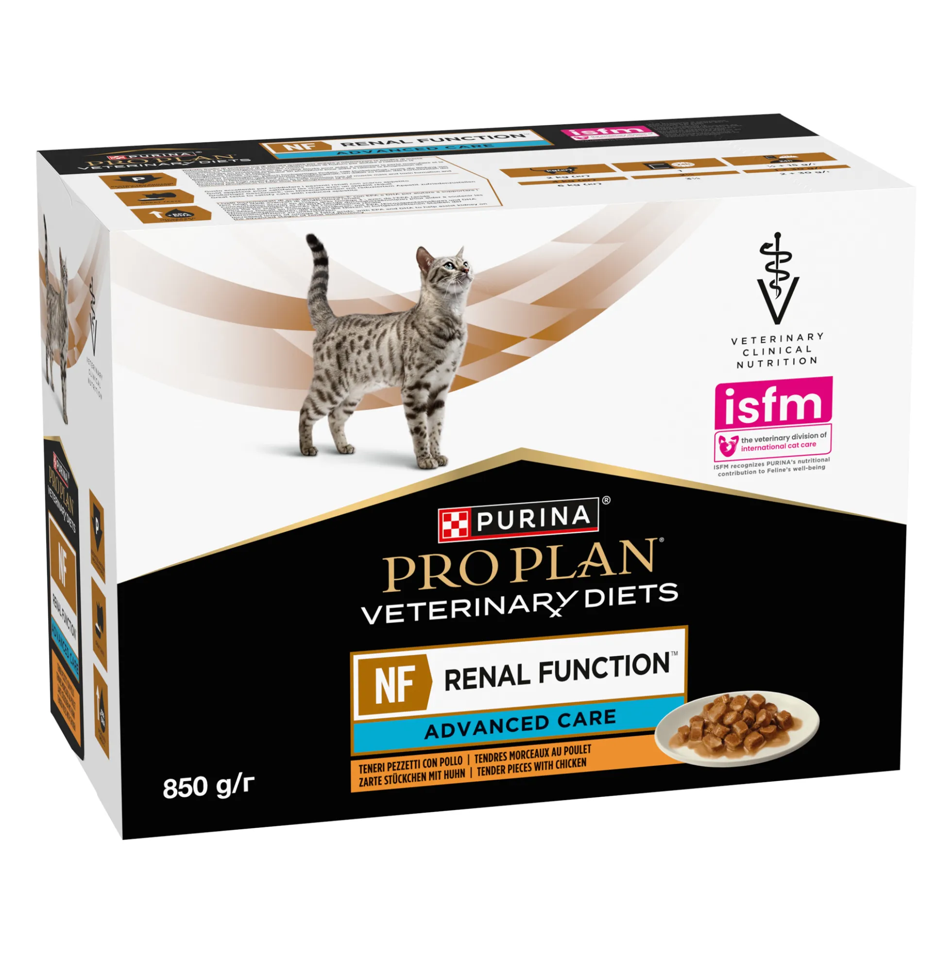 Purina Pro Plan Veterinary Diets NF Renal Function Gatto Pouch Pollo