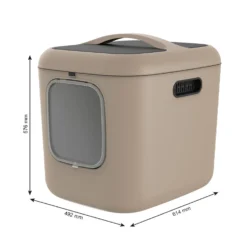 Rotho - Toilette per Gatti XL Biala