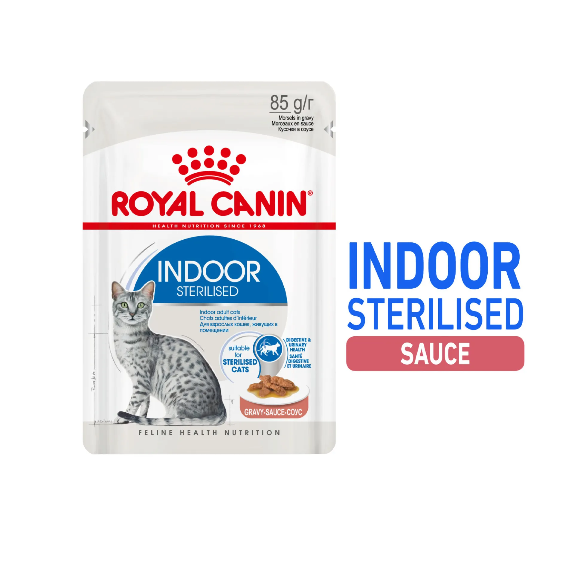 Royal Canin Sterilised Indoor in Gravy - Cibo per gatti