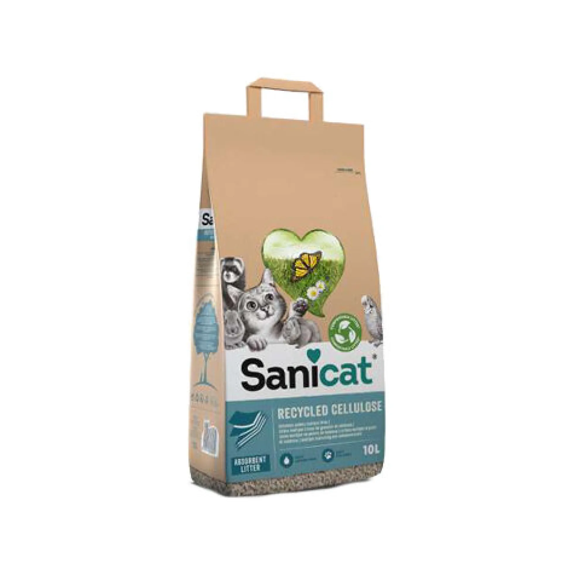 Sanicat Cellulosa Riciclata Lettiere per Gatti