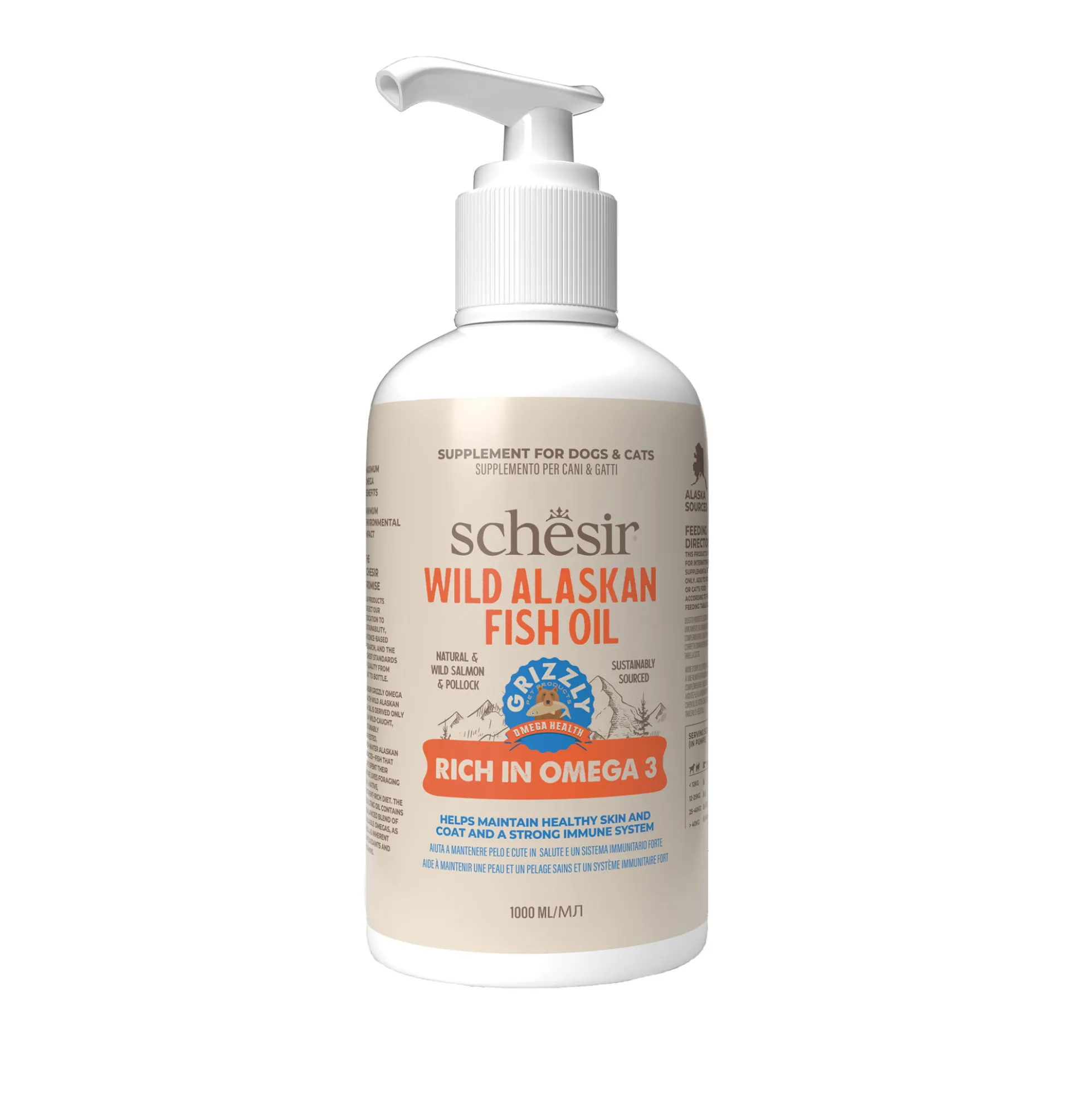 Schesir Grizzly Wild Alaskan Fish Oil