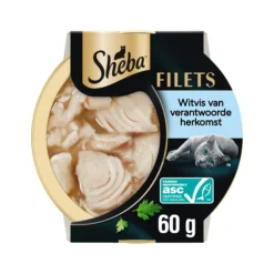 Sheba Filets con Pesce Bianco Sostenibile in Salsa