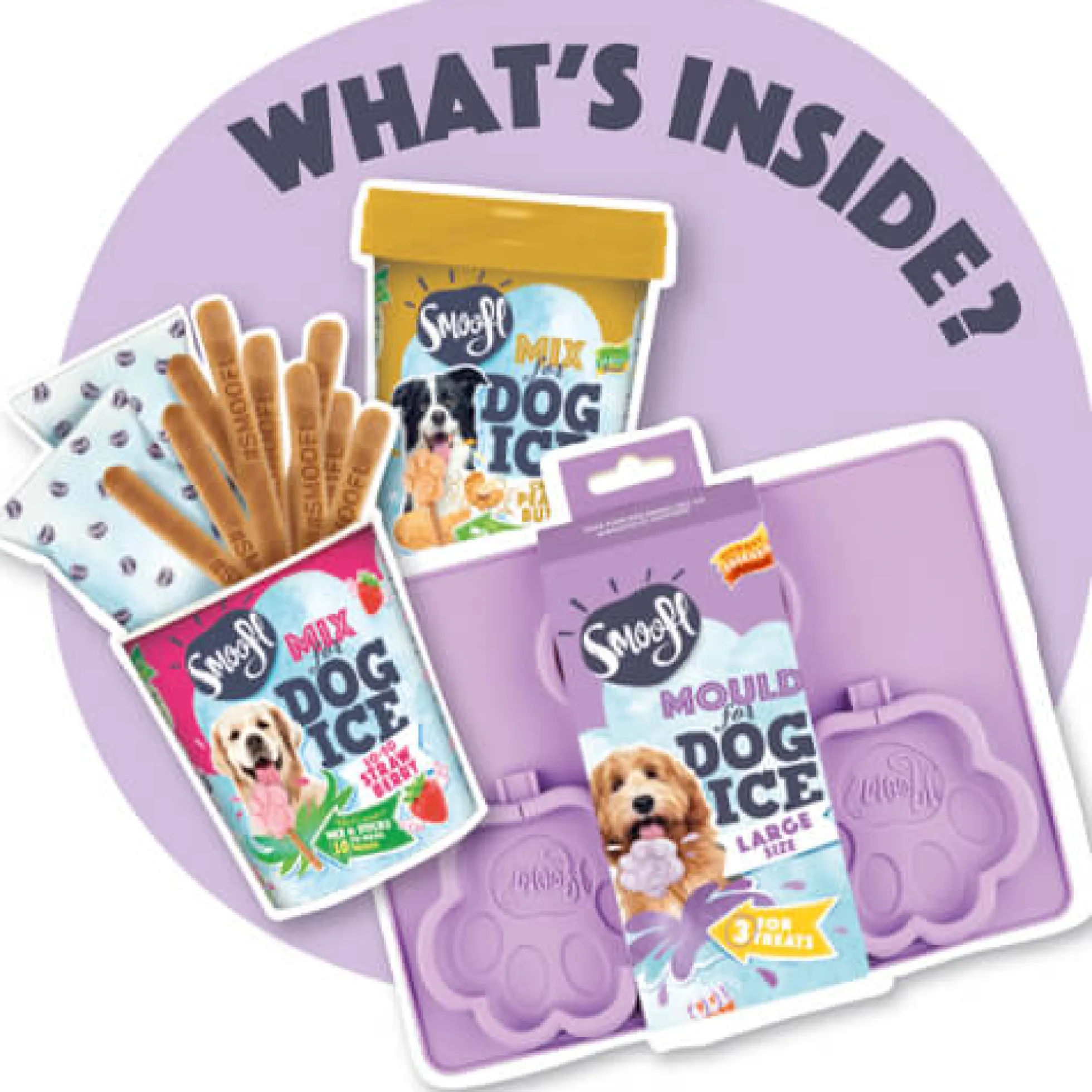 Smoofl Dog Ice Starter Kit