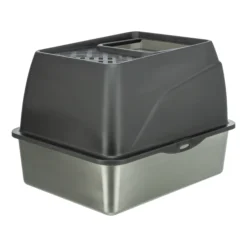 Trixie Lettiera in Acciaio Inox Niro Hop-In