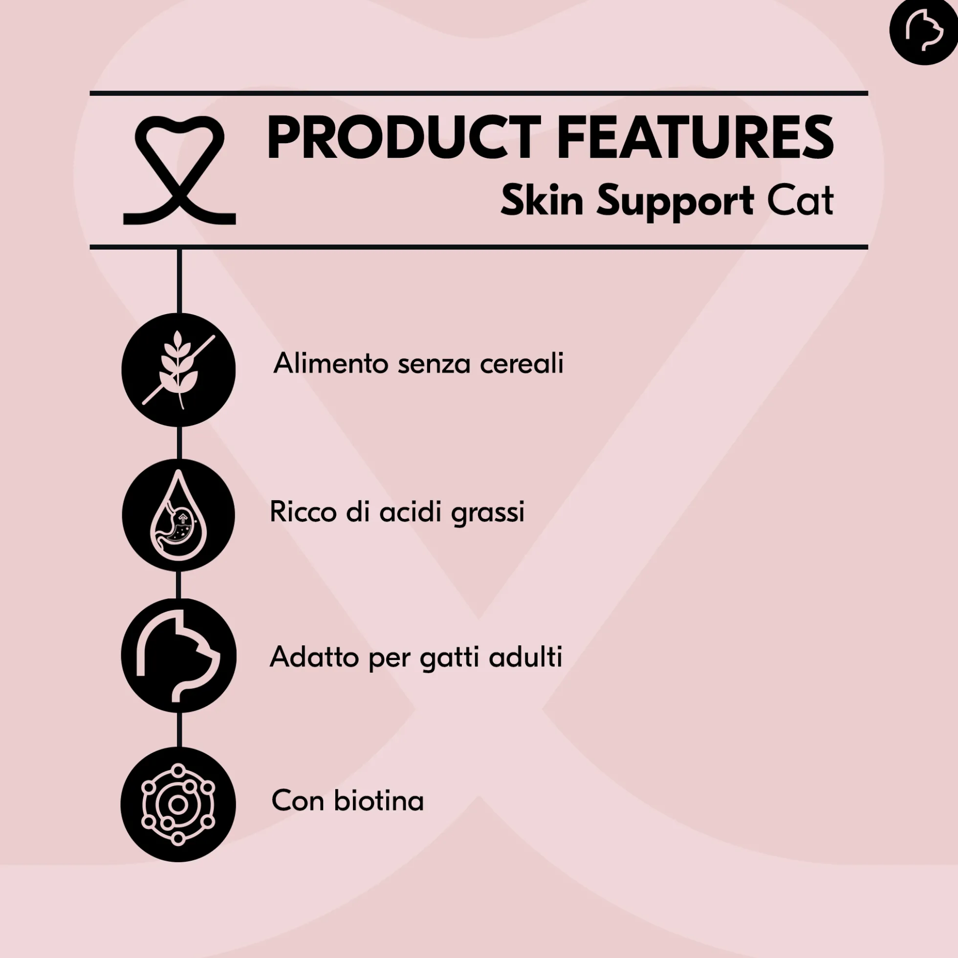 Vetality Skin Support - Cibo per Gatti