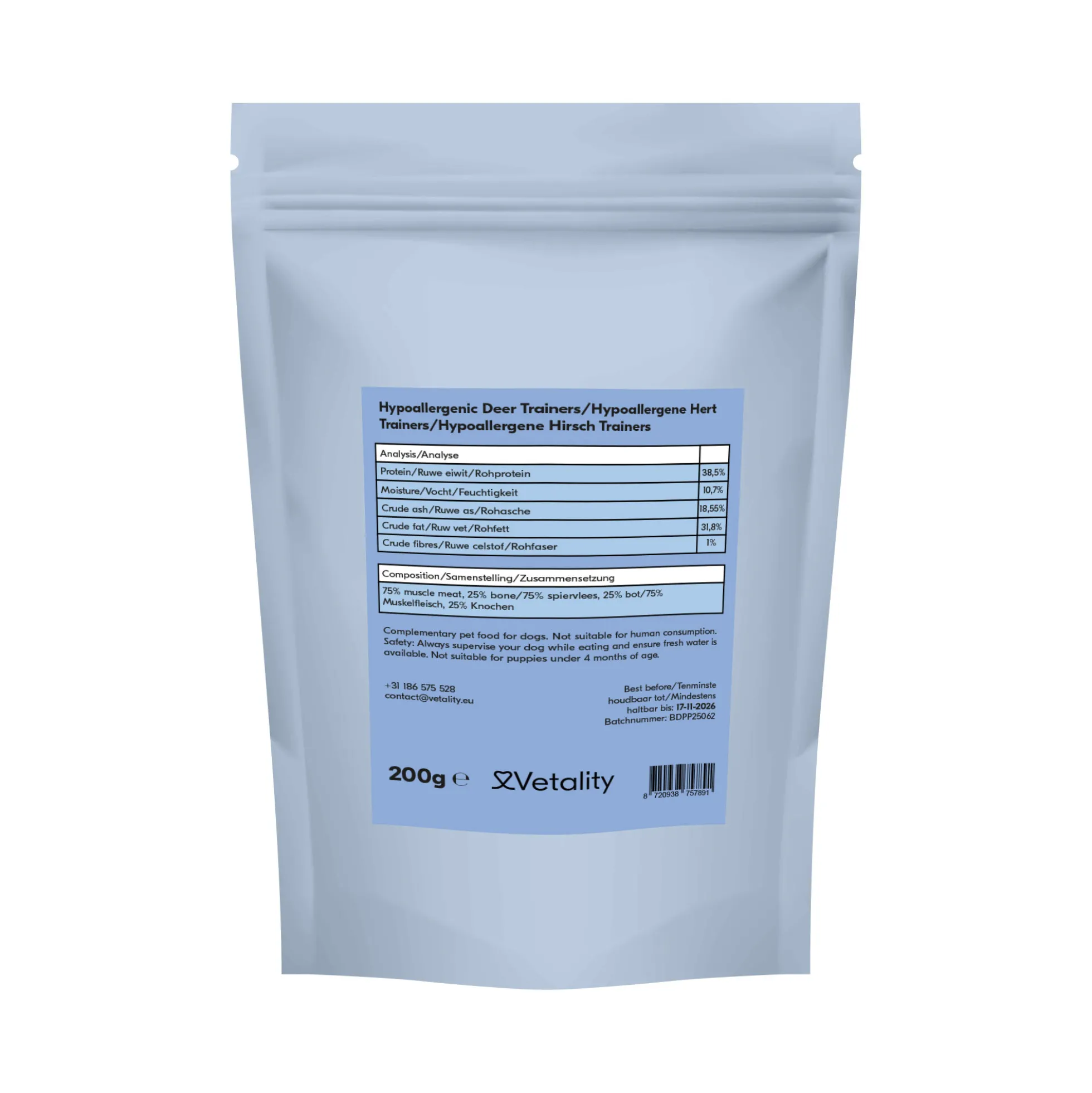 Vetality Snack Ipoallergenici