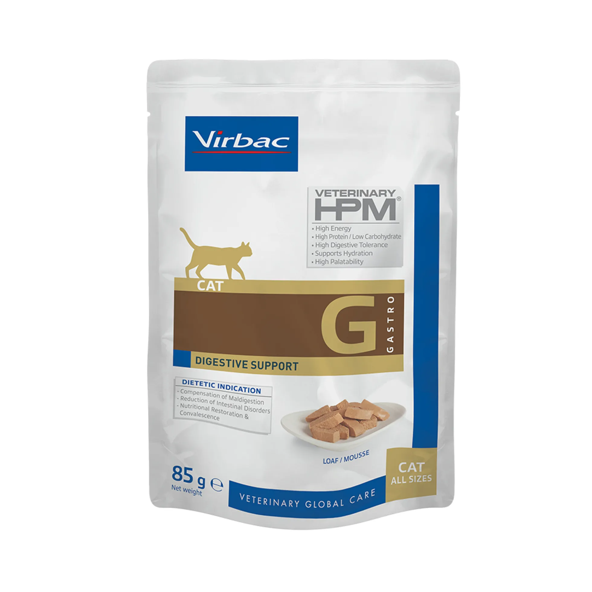Veterinary HPM Cat Digestive Support - Buste Cibo Umido