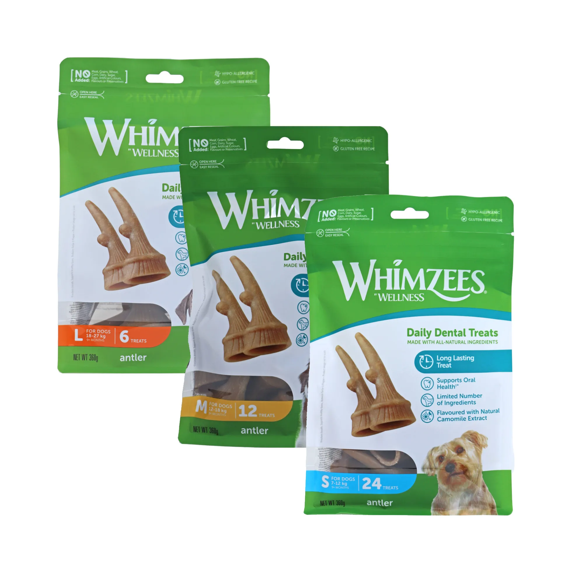 Whimzees Antler Dental Treats
