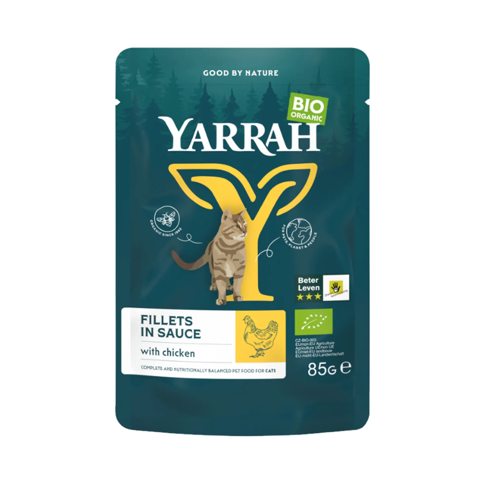 Yarrah Bio Cat Pouch - Chicken in Gravy